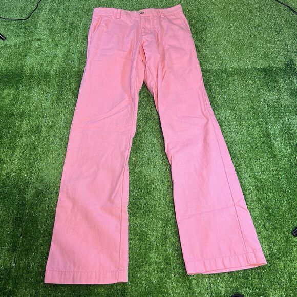 Vineyard Vines Men's Pink Lobster Reef Breaker Chino Pants Mens Size 28x32 - Picture 1 of 5